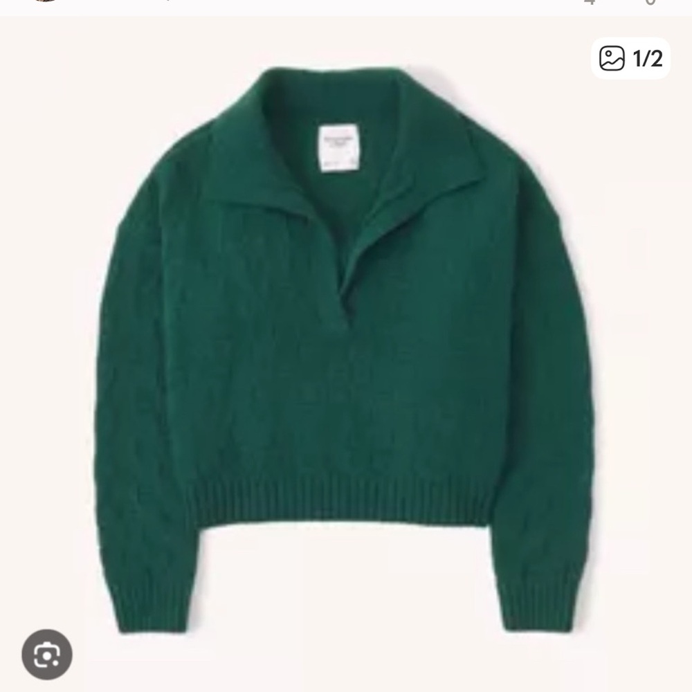 Abercrombie & Fitch Notch Neck Sweater